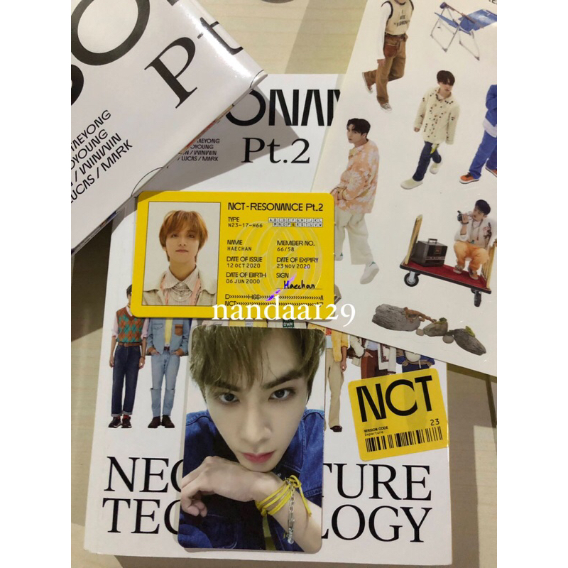 album nct resonance pt.2 departure ver. (unsealed)