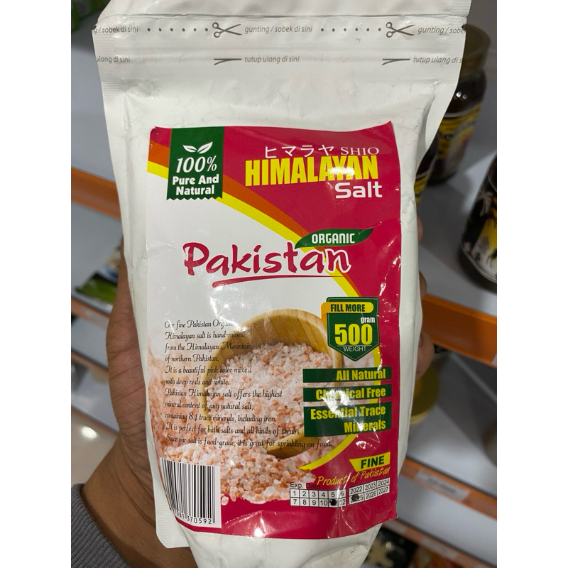 

Garam Himalaya Pakistan 500g Garam Terbaik Peganti Garam Biasa