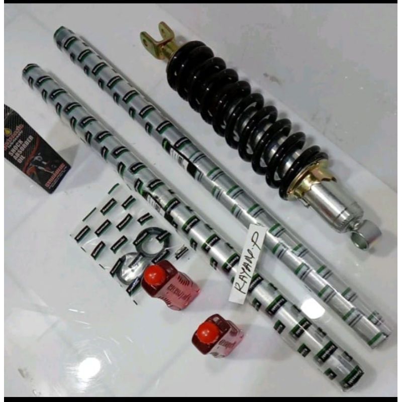 as sok depan+belakang klx klx klx klx klx komplit sok+sil+oli+belakang