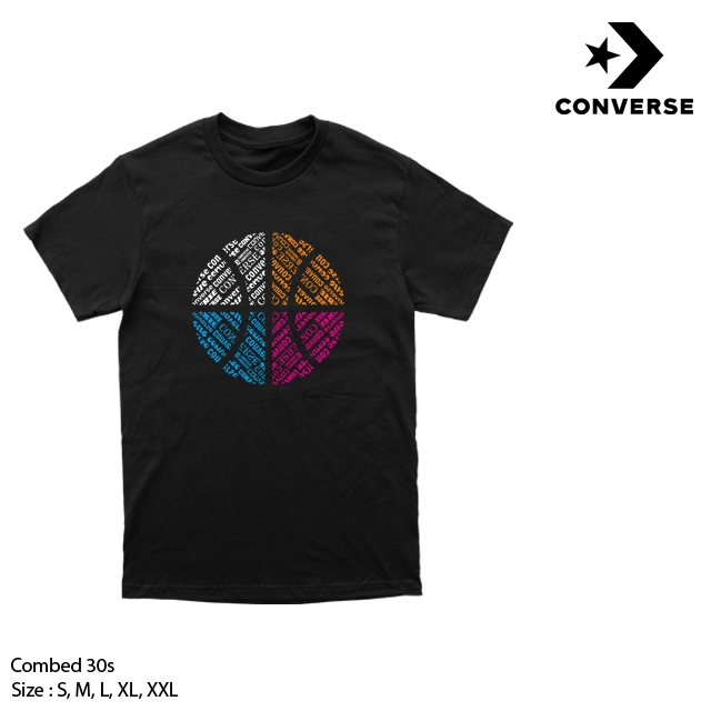 Kaos Converse Basket Black