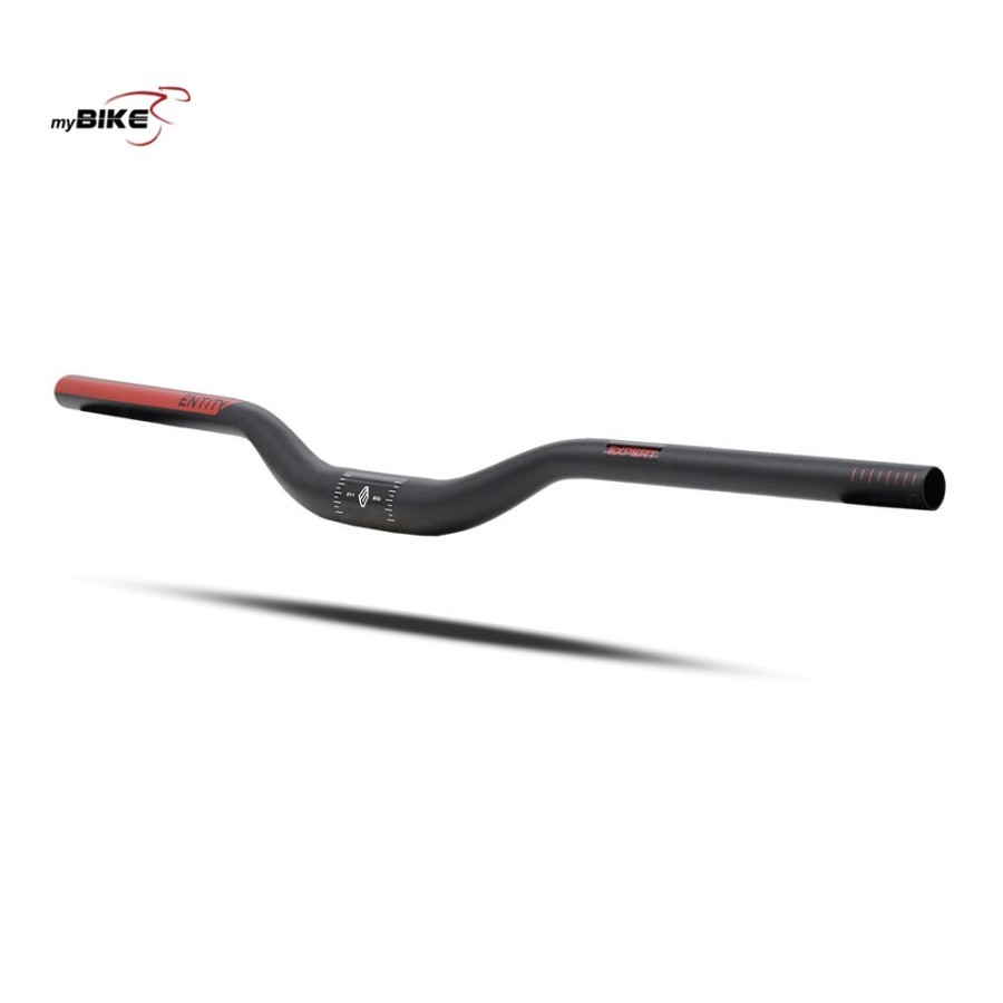 Entity HandleBar MTB Expert 31.8 45mm rise 700mm MY22 - Black/Red