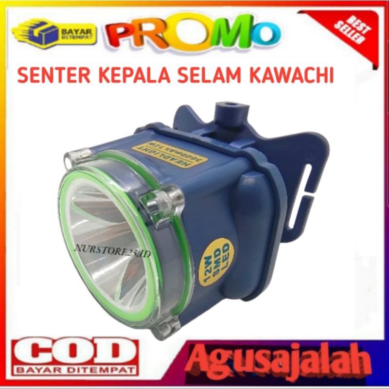 Cod senter kepala kawachi Selam 12watt Ls-712A cahaya putih dan sangat terang