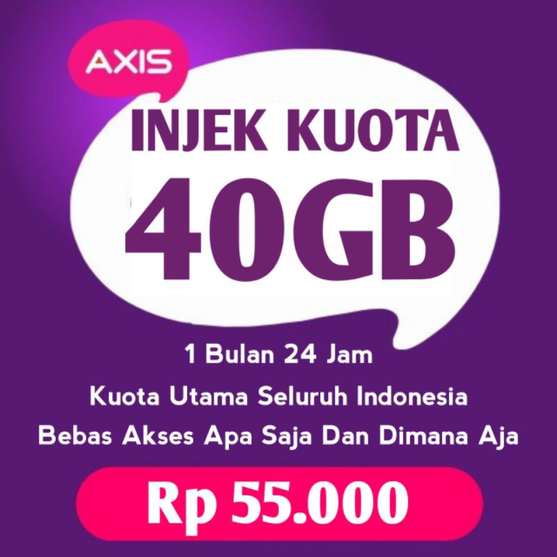 Paket Kuota Axis Bronet 1Gb 2Gb 3Gb 5Gb 8Gb 10Gb 12Gb 15Gb 25Gb