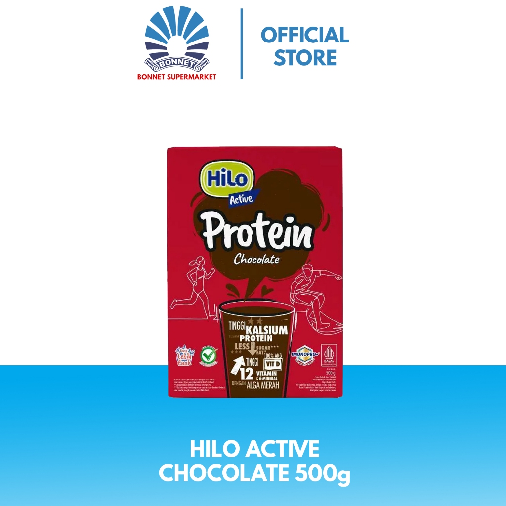 

Hilo Active Chocolate 500g - Susu Tinggi Kalsium Lebih Rendah Lemak