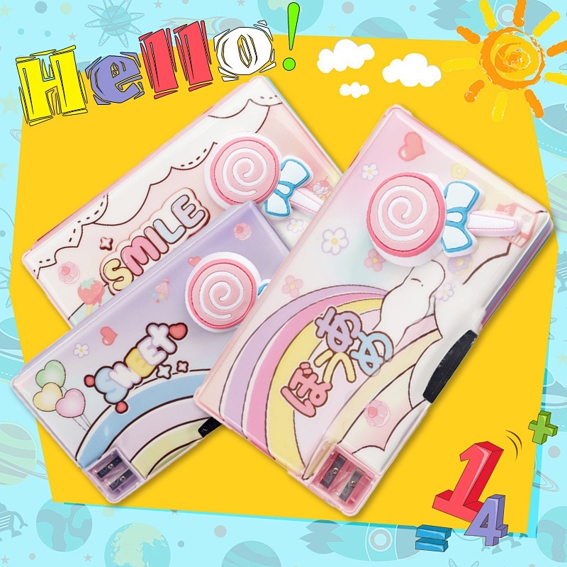 

Multifungsi Kotak Pensil Anak Lapisan Ganda Tunggal Dengan Rautan Kapasitas Kotak Pensil Motif Store Box