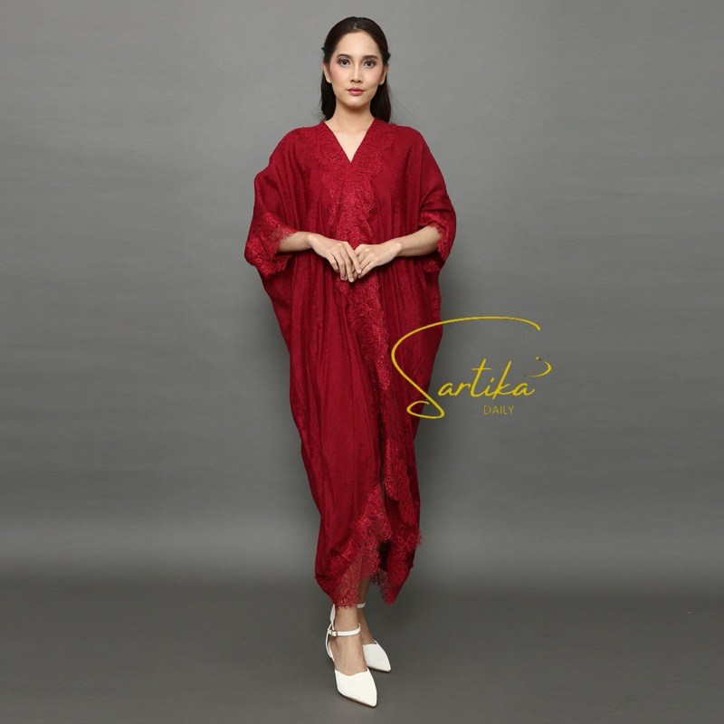 Kaftan Raya Inara Viscose | Viscose Polos | Kaftan Kondangan | Kaftan Raya |