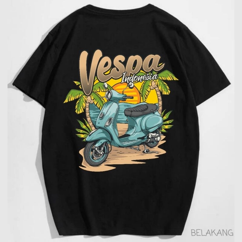 Kaos Baju Vespa Matic | Kaos Vespa Matic | Otomotif Series