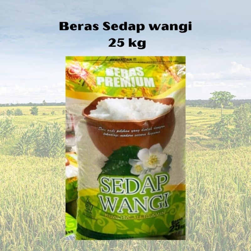 

BERAS PREMIUM MERK SEDAP WANGI 25 KG