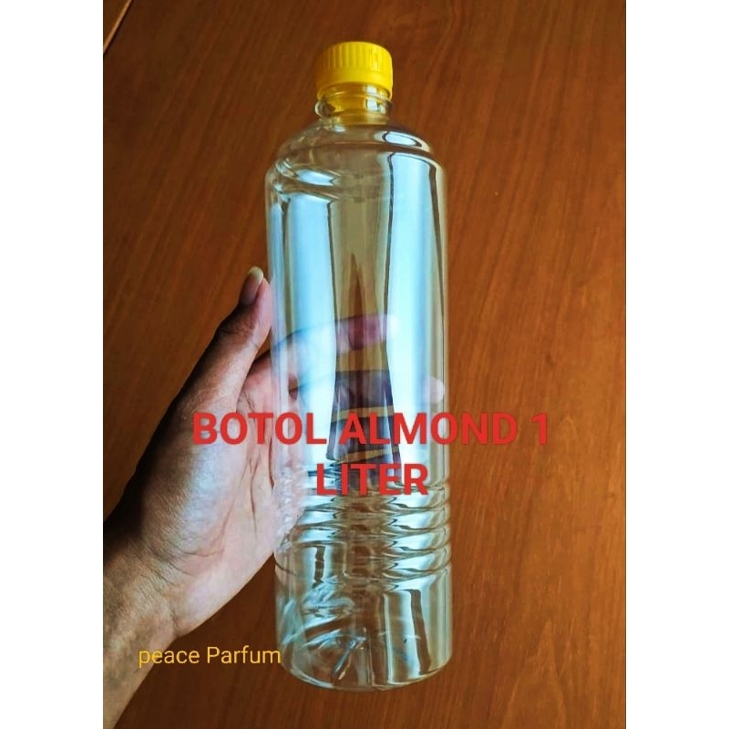 BOTOL ALMOND BOTOL PLASTIK 1 LITER