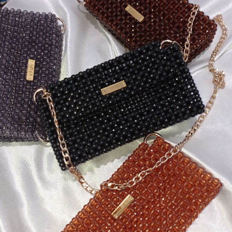 (READY STOK) Shana Bag / tas mutiara/ tas manik/ tas mote