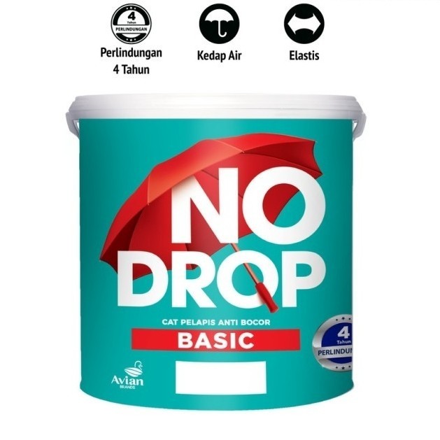 NO DROP BASIC KEMASAN GALON 4 KILO KG LITER L CAT DINDING ANTI BOCOR