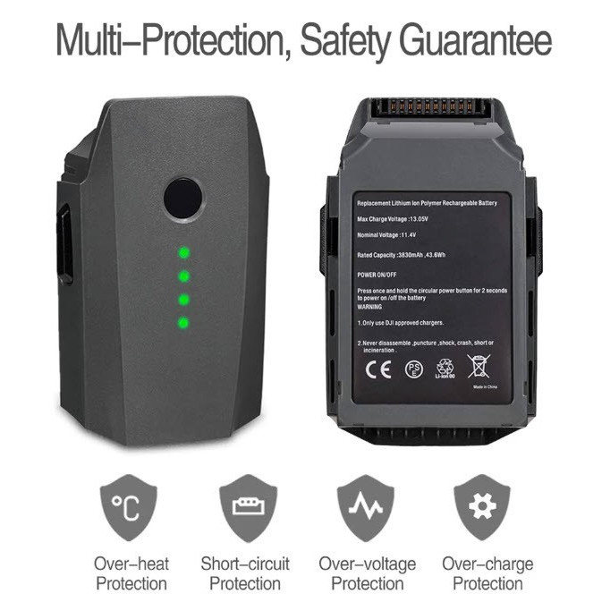 NEW BATERAI DJI MAVIC PRO DRONE DJI MAVIC PRO BATTERY MAVIC PRO