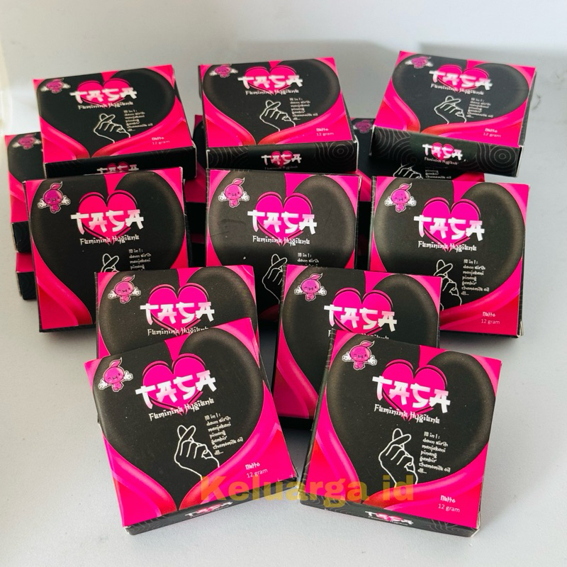 ❤️ TASA ❤️ 10-PCS Sabun Tasa Feminim 12g Perapat Pewangi Pengharum Miss V Vagina Permanen Agar Kemba