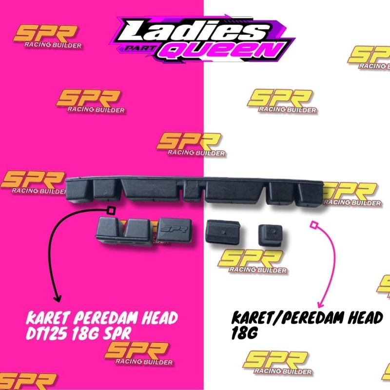 KARET PEREDAM HEAD DT125 18G SPR