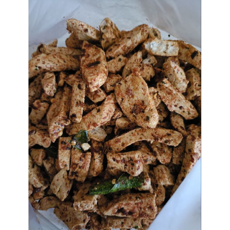 

‼️Ready Stok‼️Basreng Cikruh Pedas Daun Jeruk isi 500gr