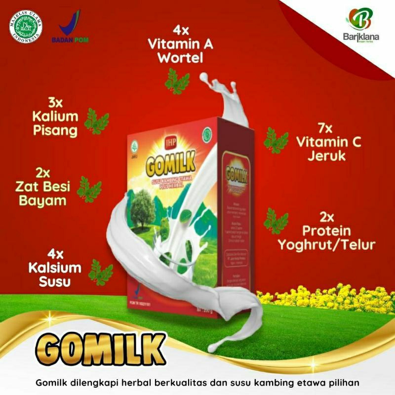 

GOMILK | SUSU KAMBING ETAWA | SUSU ETAWA