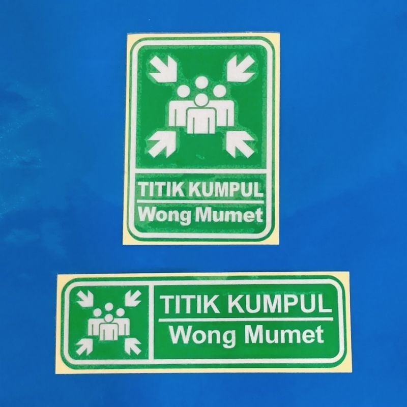 Sticker TITIK KUMPUL WONG MUMET