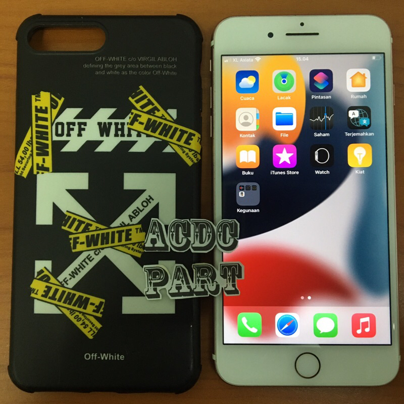 Hp Second iPhone 7Plus 128gb Rosegold Tidak Bergaransi