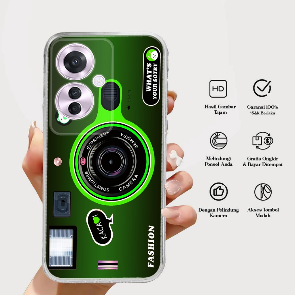 CASE OPPO RENO 11F 5G - Casing OPPO RENO 11F 5G Terbaru AERO STORE [ MOTIF 09 ] Silikon - Case Hp OP