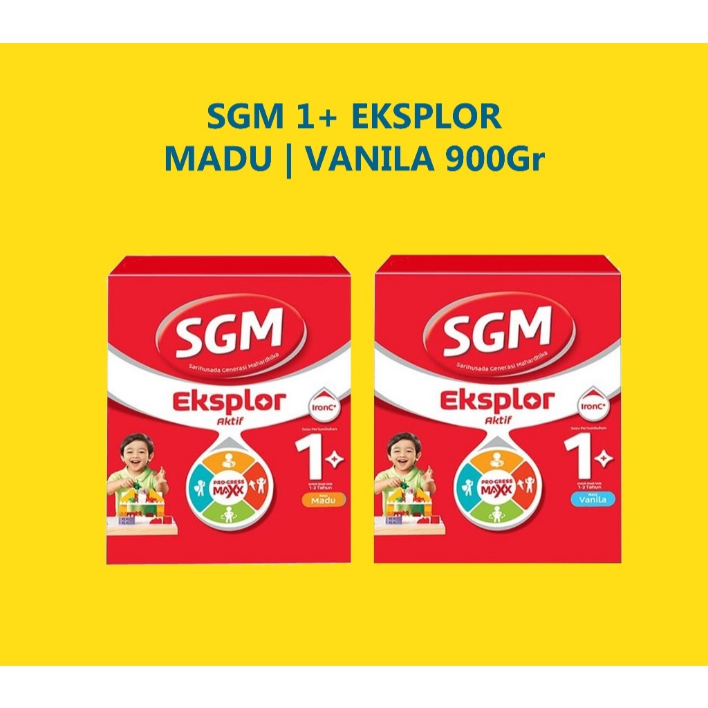 Susu SGM 1+ 1 plus rasa Vanilla Madu 900gr