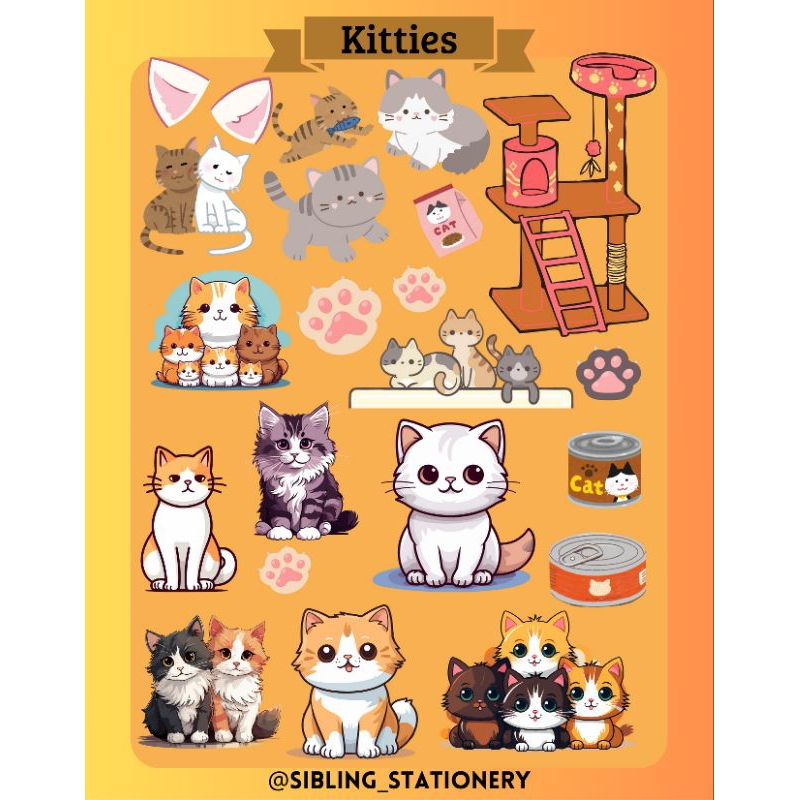 

Purrfect Pals Stickers