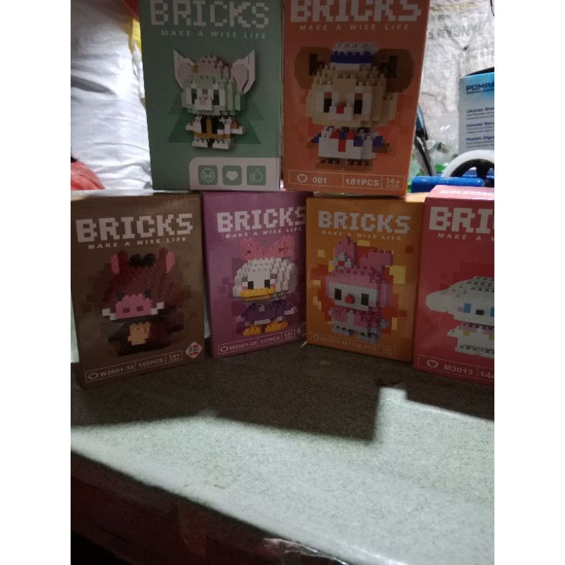 lego brick mini karakter dikirim random