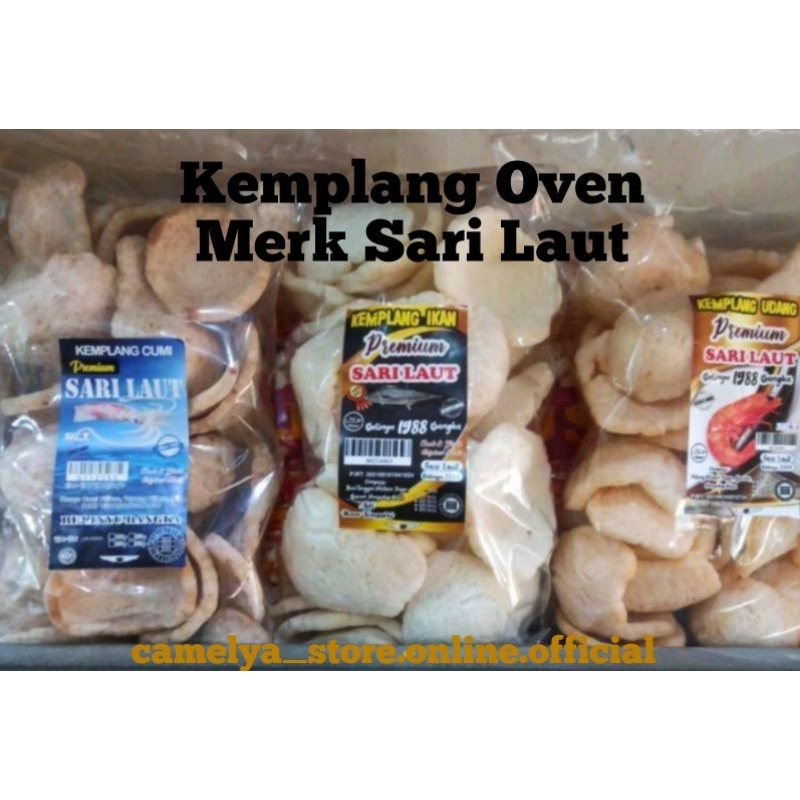 

Kemplang OVEN Udang/Ikan/Cumi Merk Sari Laut 250gram Khas Bangka