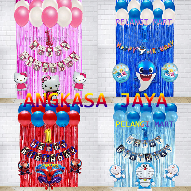Dekorasi ulang tahun cowok cewek happy birthday murah