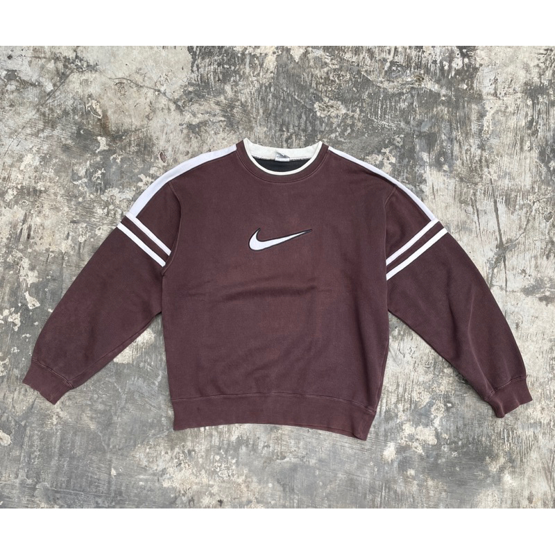 Nike Vintage Crewneck Brown 90s
