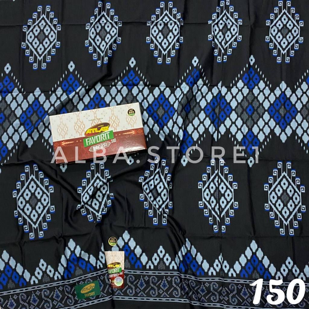 Sarung Atlas Harmoni Idaman Kembang//Sarung Atlas Idaman Kembang/Atlas Motif Batik