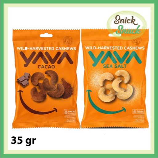 

YAVA Cashew Cacao Seasalt 35 gr Kacang Mede Rasa Coklat dan Asin