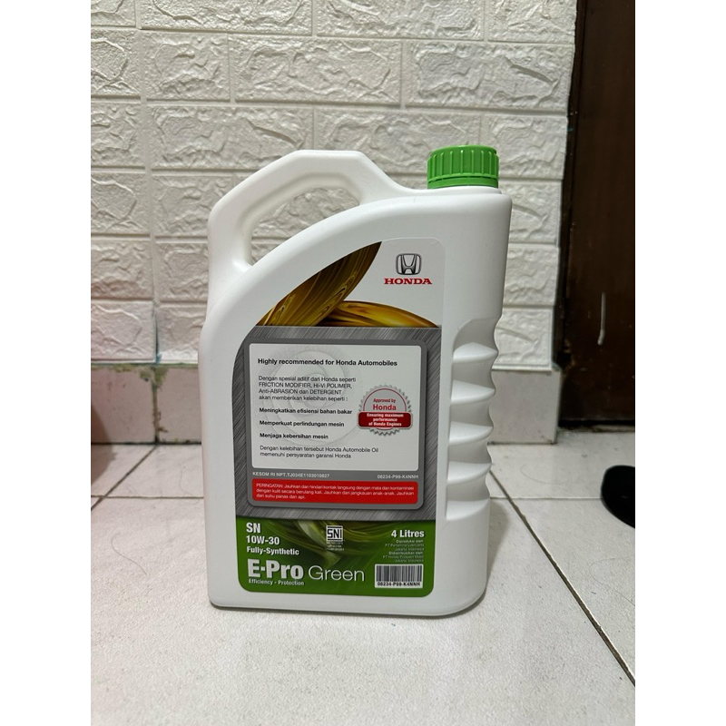 OLI MESIN MOBIL HONDA EPRO GREEN 10W 30