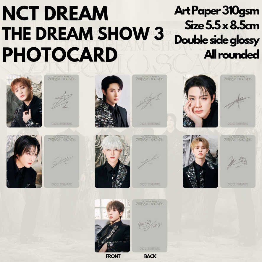 [KUKIRA] Photocard NCT Dream The Dream Show 3 Dream(  )Scape
