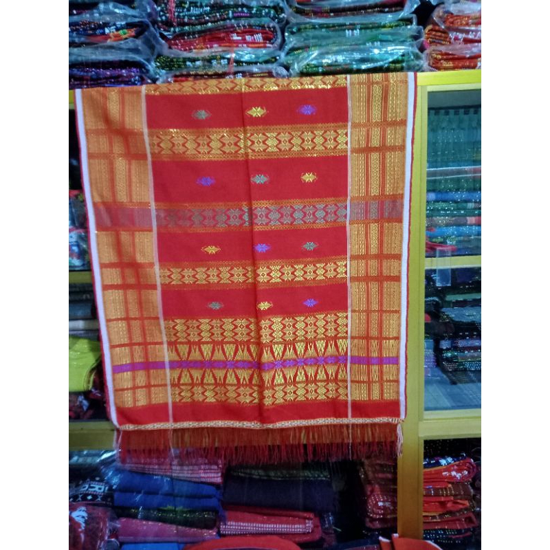 uis nipes karo benang sutera warna merah