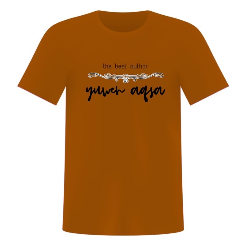 Kaos desain bebas/bisa desain gambar/yuwen aqsa