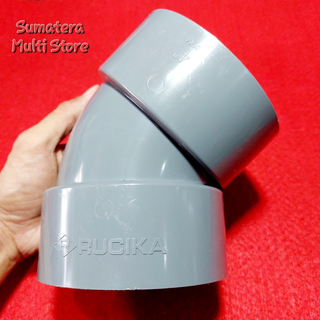 Rucika Elbow 4 Inchi 45 Derajat Type D - Sambungan Pipa 45°