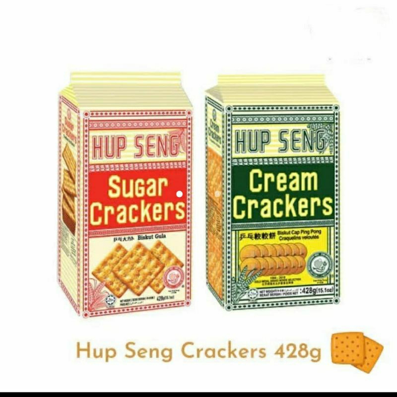 

Hup Seng Cream Crackers kemasan 428gr