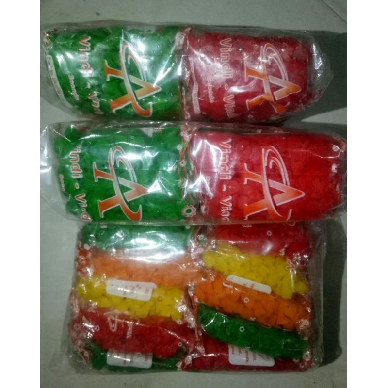 

Sukade, untuk topping atau isian roti, warna mix, merah, kuning, hijau, orange