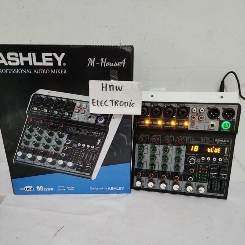 mixer Ashley M house 4 audio mixer M house4 99DSP Bluetooth USB