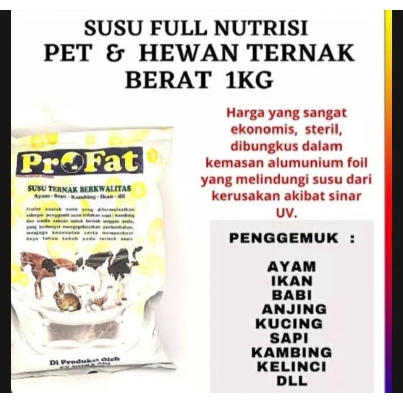 susu buat hewan ternak