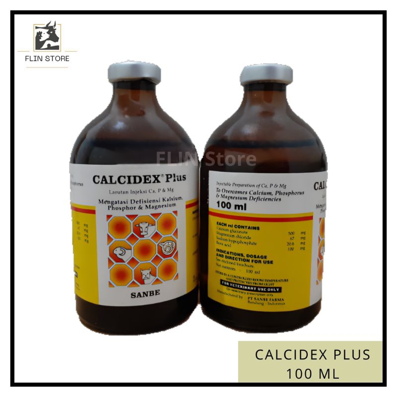 Calcidex Plus 100 ml SANBE – Mengatasi defisiensi kalsium, phospor dan magnesium