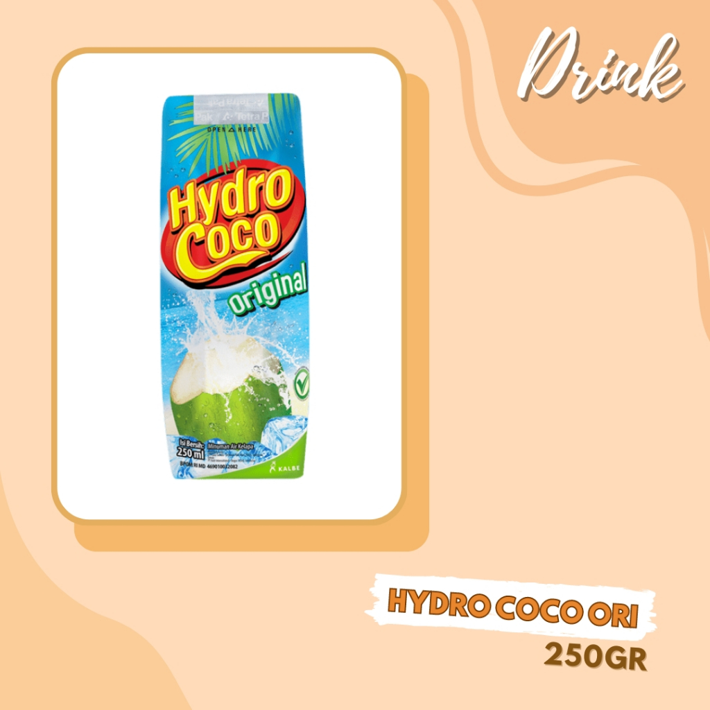 

DRINK | MINUMAN AIR KELAPA KEMASAN | HYDROCOCO | HYDRO COCO ORI 250GR