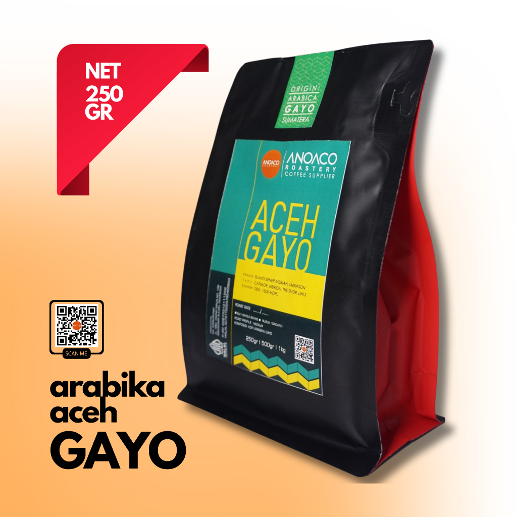 

ANOACO COFFEE ROASTERY KOPI ARABIKA ACEH GAYO 250GR