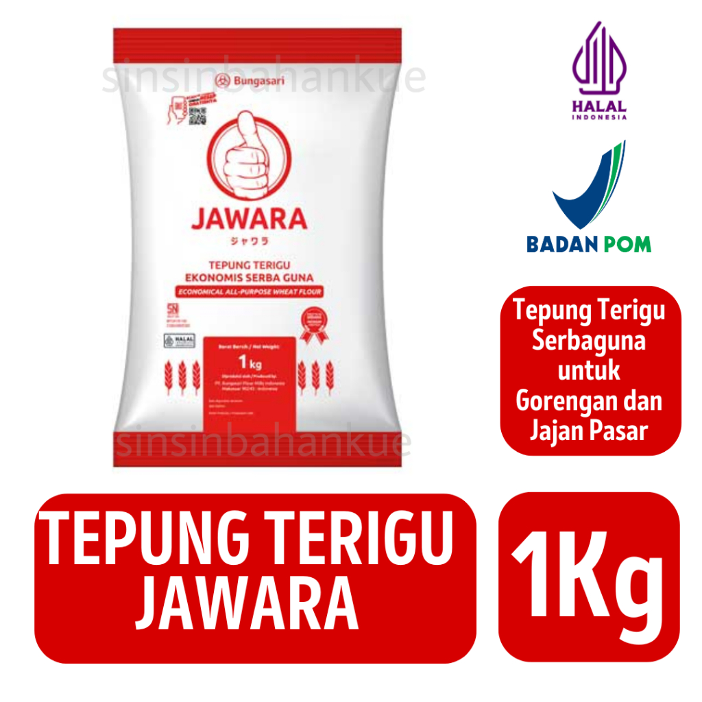 

Tepung Terigu Jawara Bungasari [1kg]