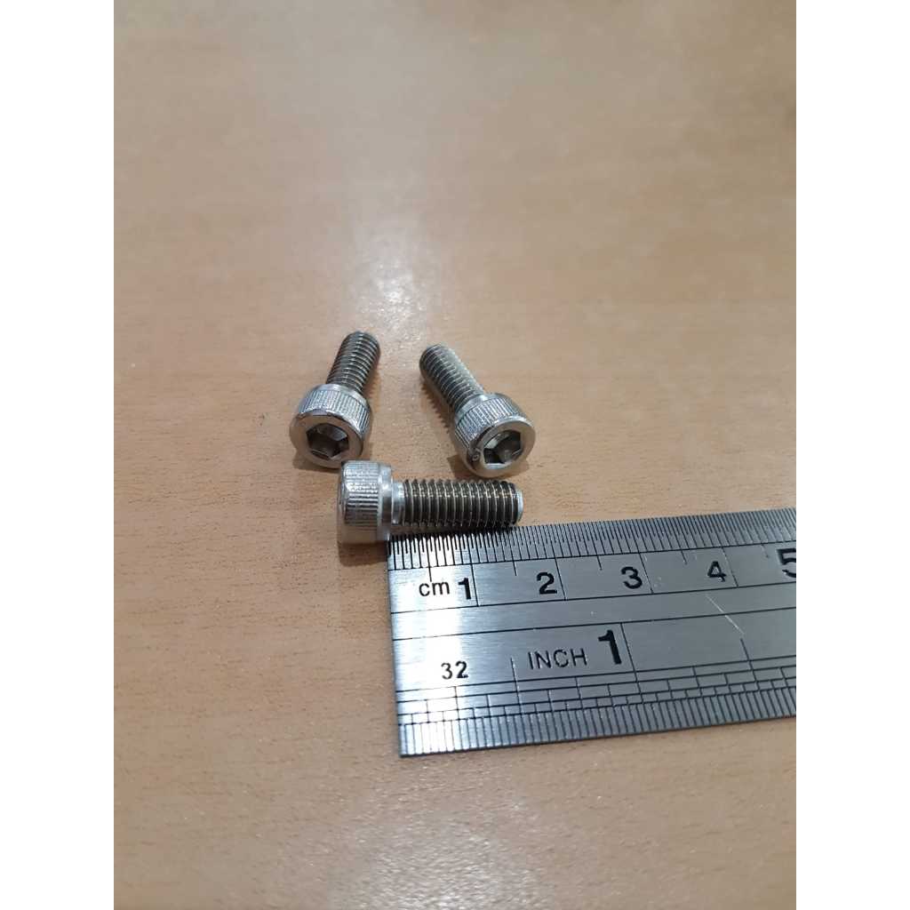 Baut L Stainless Steel M6x10