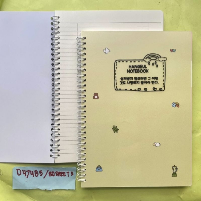 

NOTEBOOK SPIRAL B5 D474B5 ISI 80 LEMBAR