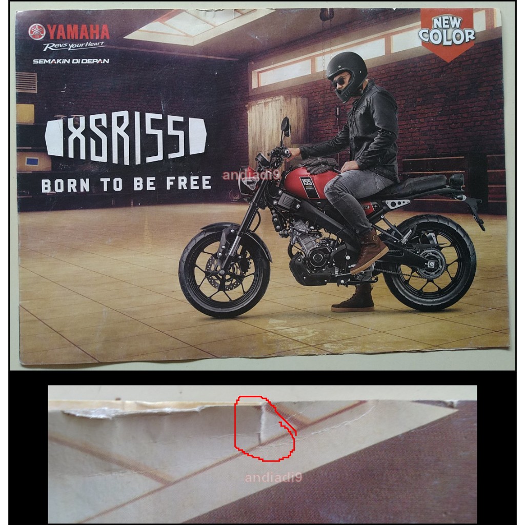 BROSUR SEPEDA MOTOR YAMAHA XSR 155