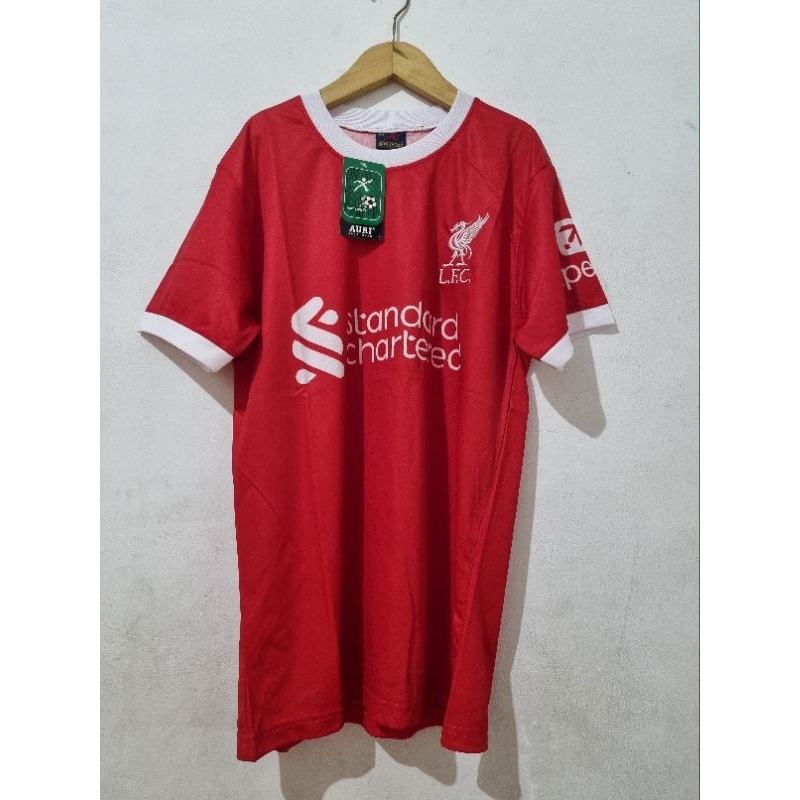 Jersey bola klub eropa warna merah printing terbaru