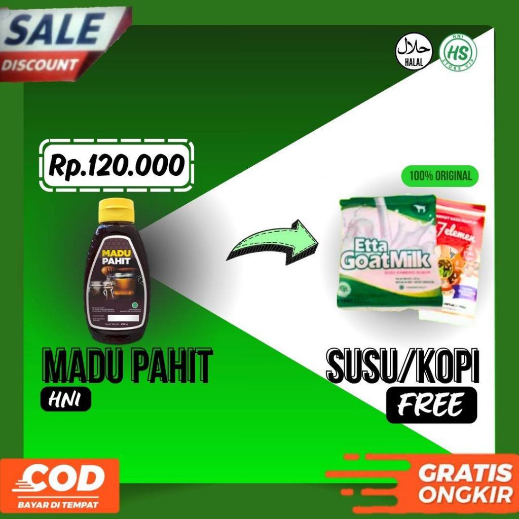 

Madu Pahit Premium HNI: Solusi Sehat + Bonus Kopi/Susu Lezat