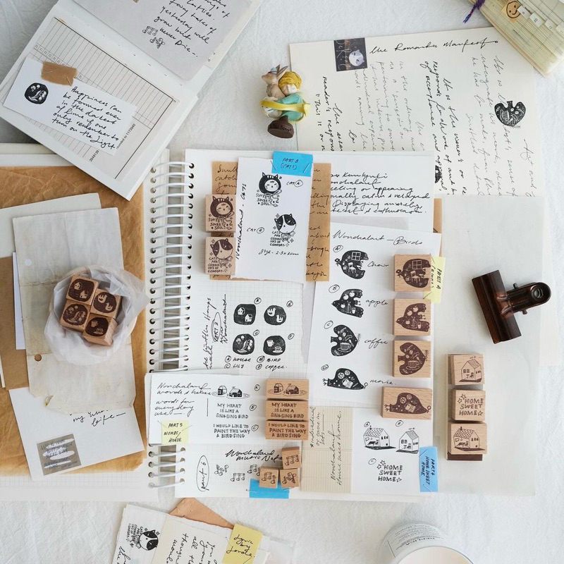 

Kurukynki Nonchalant Rubber Stamp